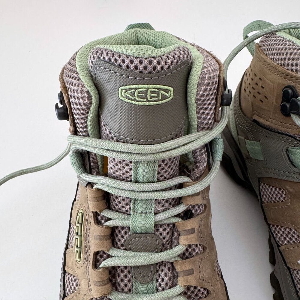 Keen Targhee Vent Mid Women's Hiking Boots in Fumo/Quiet Green size 8.5 US/39 EU - Picture 9 of 9